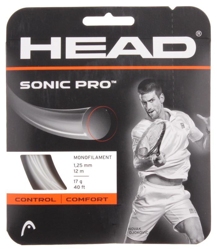 Head Sonic Pro tenisový výplet 12 m, 1,30mm, čierna
