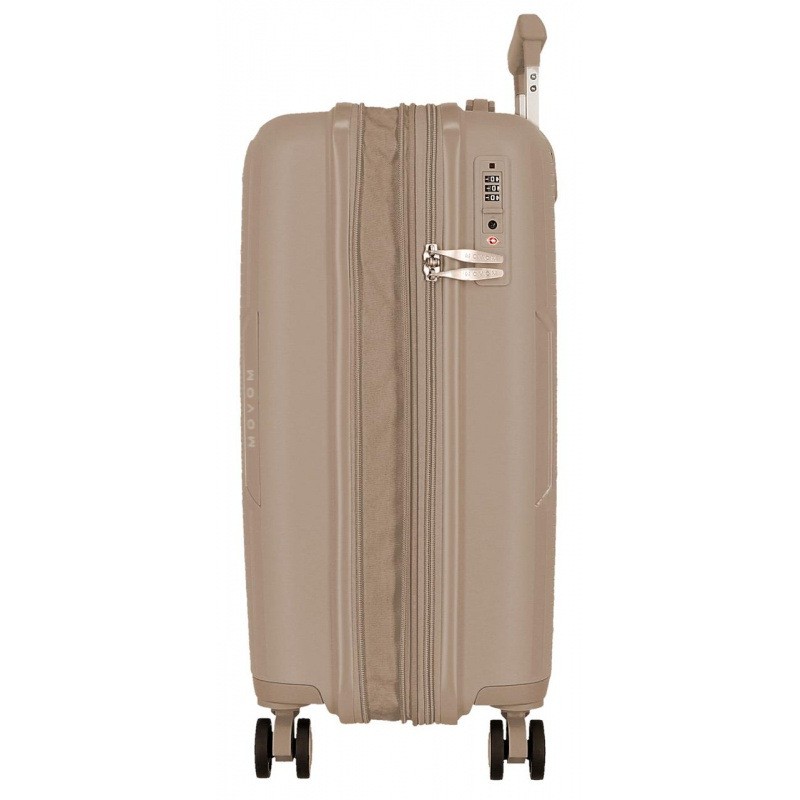 Kabínový kufor Movom Inari Champagne 55×39×20 cm, rozšíriteľný, 37/42 l, 532862A 5
