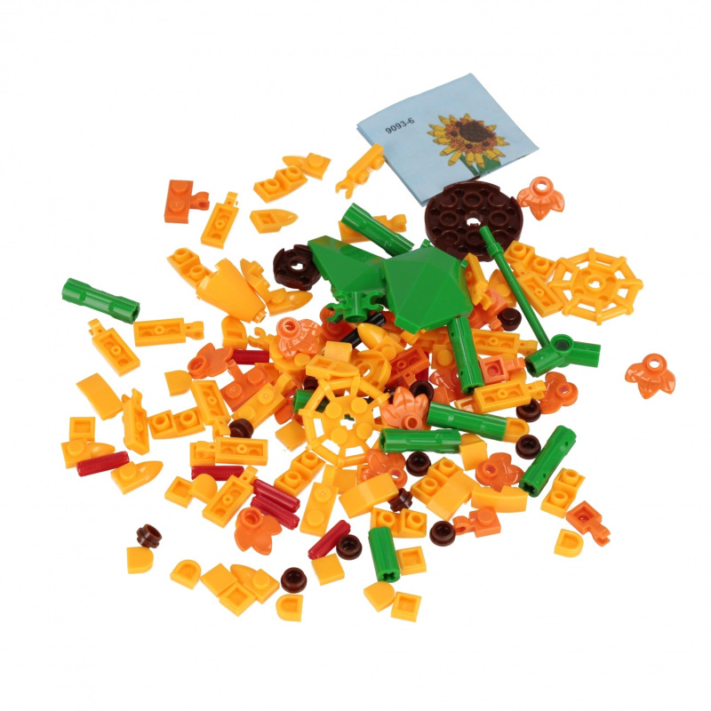 Stavebné kocky Kvety 2