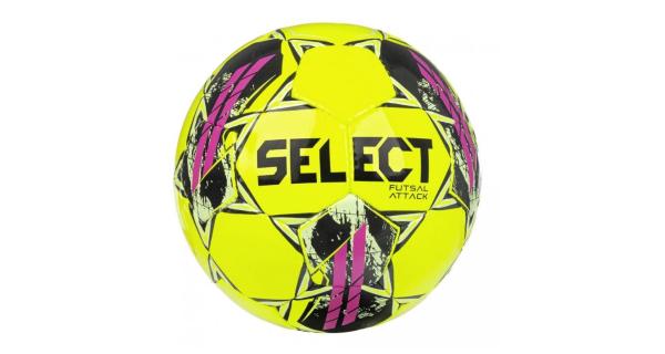 Select FB Futsal Attack futsalová lopta žltá-ružová veľ.4