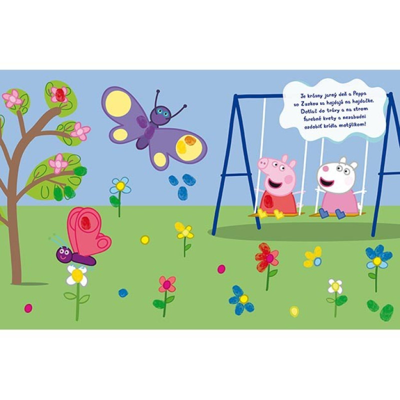 Farebné pršteky Prasiatko Peppa 1