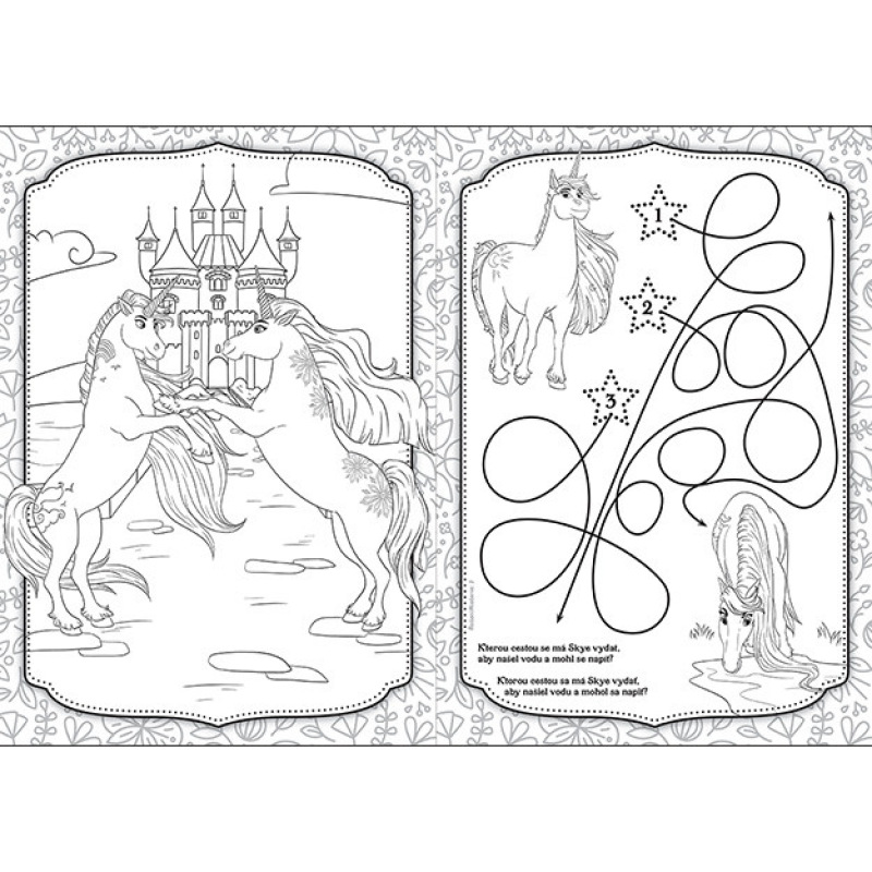 Omalovánky A4 Jednorožce 1