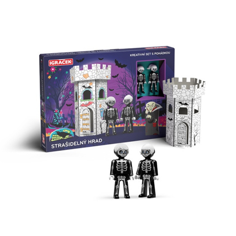 Igráček Strašidelný hrad - kreatívny set s rozprávkou