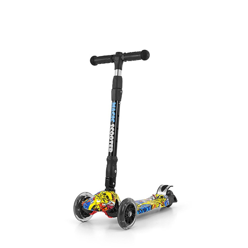 Detská kolobežka Milly Mally Magic Scooter graffiti 1