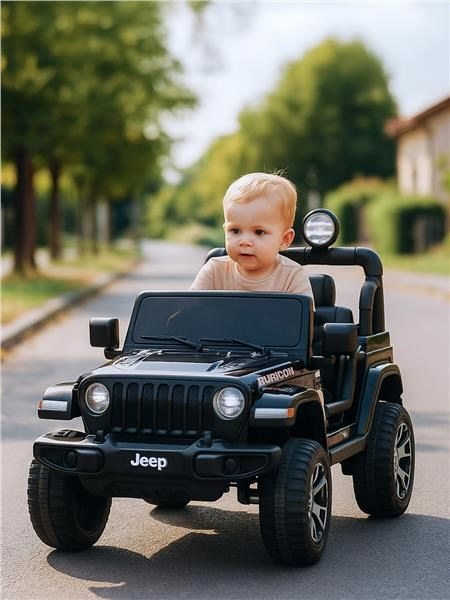 Detské elektrické autíčko Baby Mix Jeep Wrangler Rubicon čierne 1