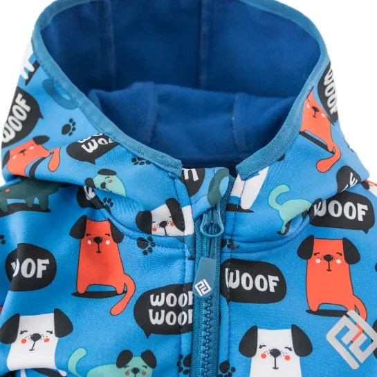 Pidilidi chlapčenská softshellová bunda s potlačou, PD1088-02, modrá