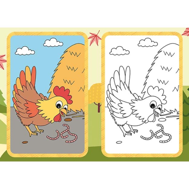 Omaľovánka A5 Farma 2