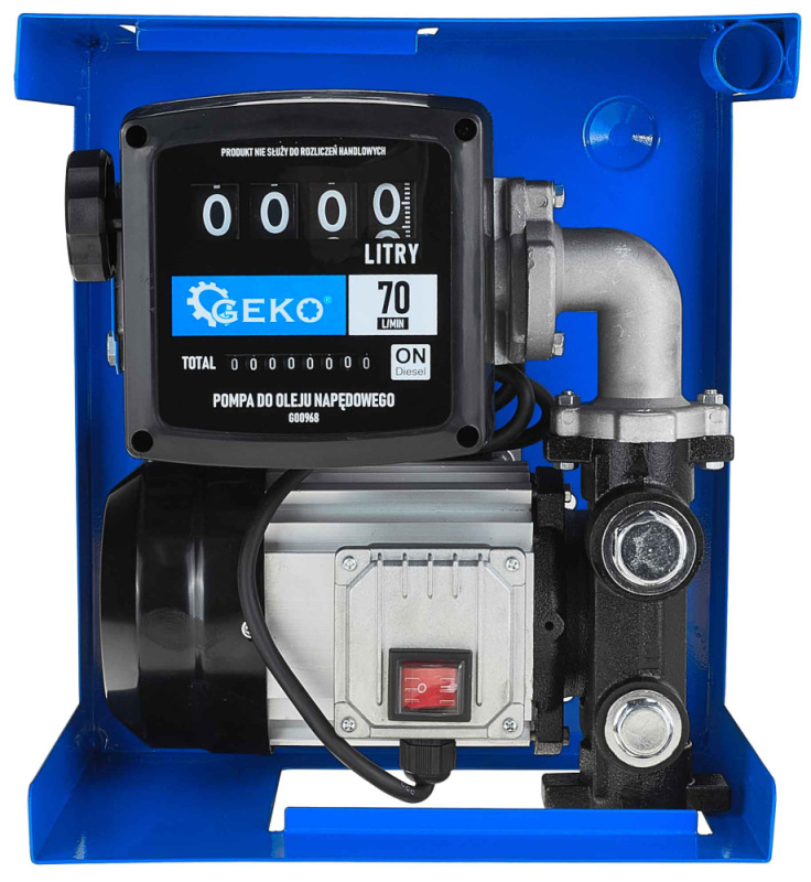 Výdajný stojan CPN na naftu s čerpadlom a počítadlom, 900 W, 70l/min, GEKO 3