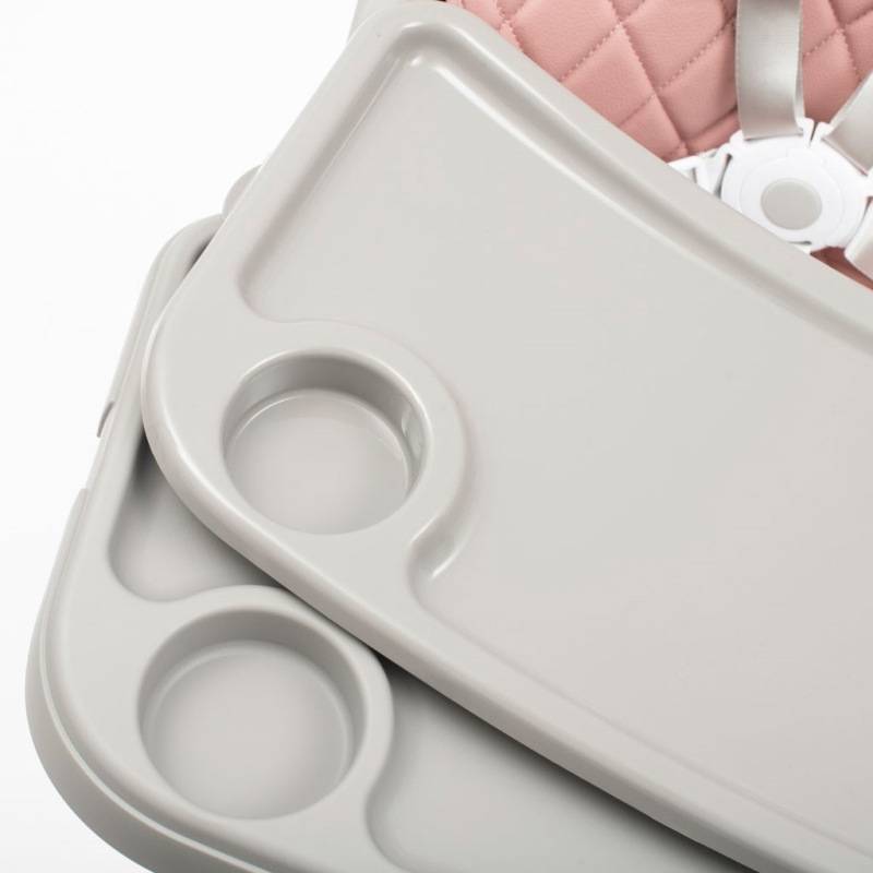 Jedálenská stolička Baby Mix Freja wooden dusty pink 3