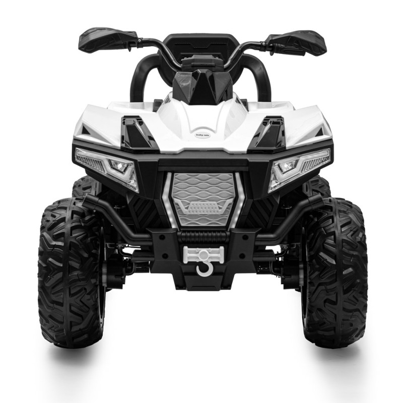 Detská elektrická štvorkolka Baby Mix RAVE 4x4 biela 3