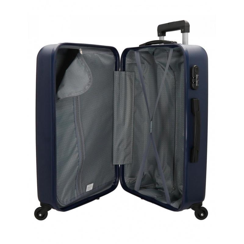 ROLL ROAD Flex Navy Blue, ABS Cestovný kufor, 75x52x28cm, 91L, 5849362 (large) 5