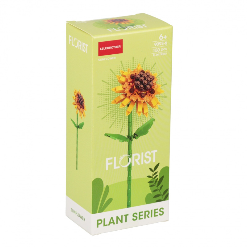 Stavebné kocky Kvety 3