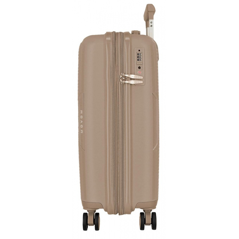 Kabínový kufor Movom Inari Champagne 55×39×20 cm, rozšíriteľný, 37/42 l, 532862A 1
