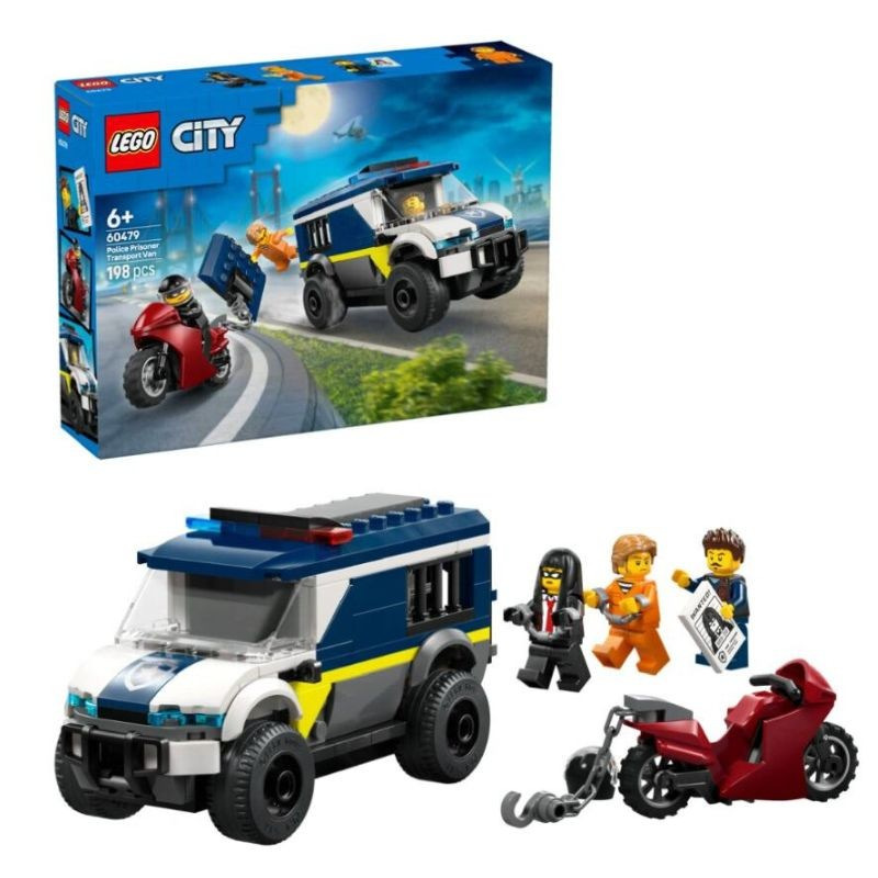 LEGO City Policajná dodávka na prevoz väzňov