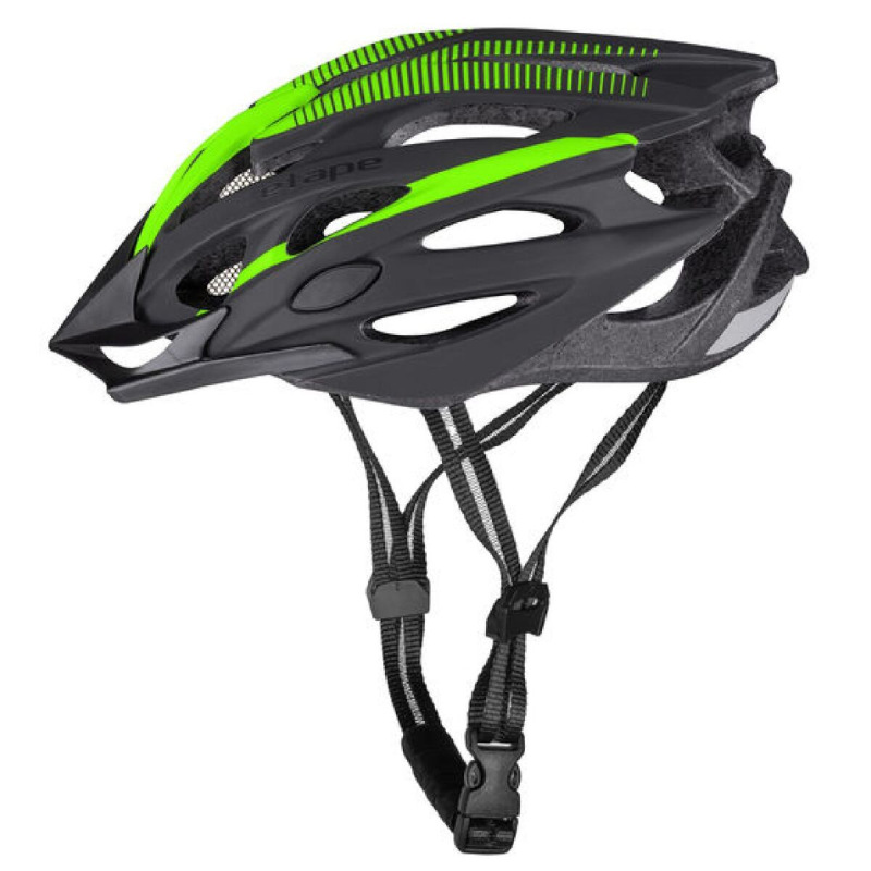 Twister cyklistická prilba čierna-zelená 3