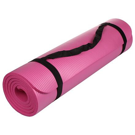 Yoga NBR 10 Mat podložka na cvičenie ružová