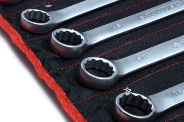 Sada očkoplochých kľúčov 25-dielna, 6-32 mm, v plátne, MAR-POL 1