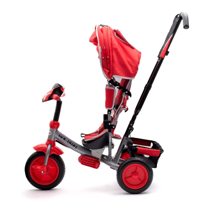 Detská trojkolka so svetlami Baby Mix Lux Trike červená 4