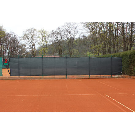Professional zástena na tenisové kurty zelená tm. 2 x 50 m 1