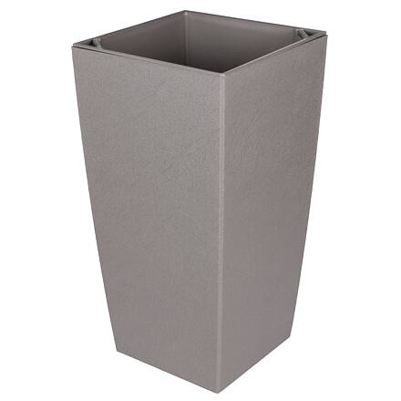 Plastkon Eliot Stone dekoratívny kvetináč 25 x 46 cm sivá