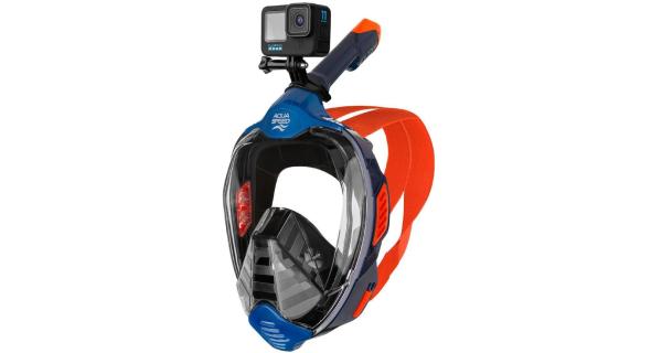 Aqua-Speed Veifa ZX potápačská maska modrá-oranžová S-M
