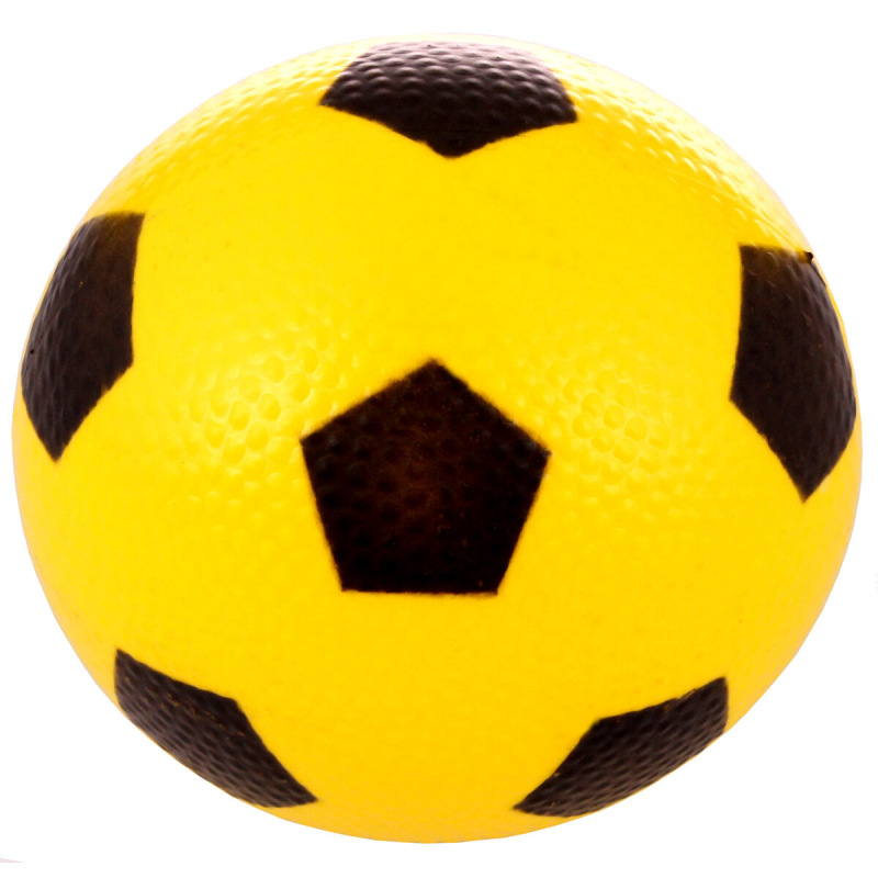 Lopta Fotbal gumová lopta žltá