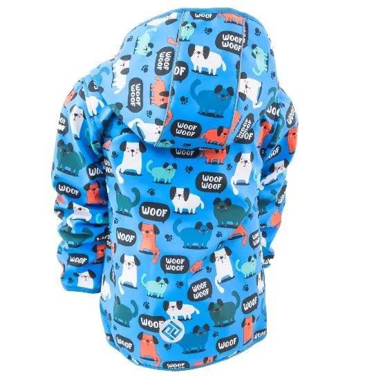 Pidilidi chlapčenská softshellová bunda s potlačou, PD1088-02, modrá