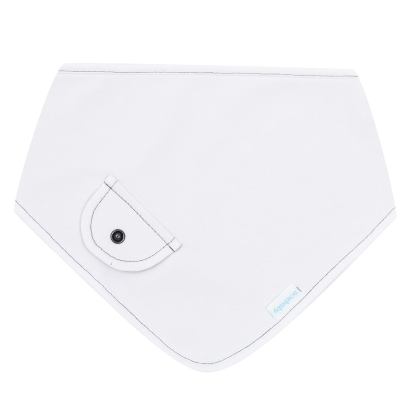 Jarná dojčenská šatka na krk New Baby Special One biela, M M