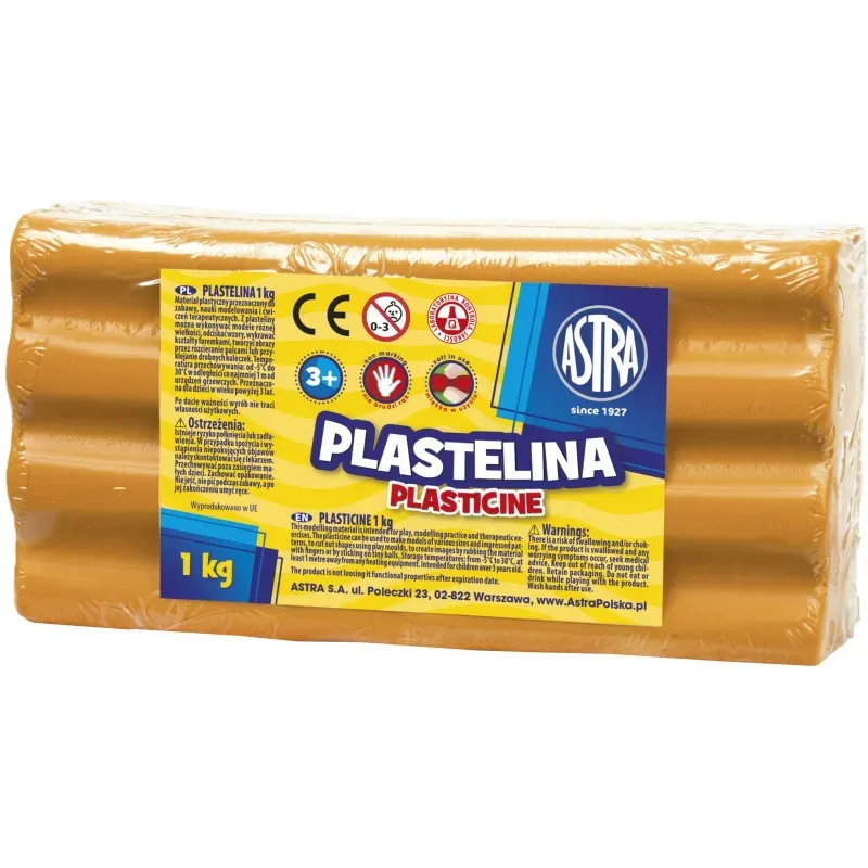 ASTRA Plastelína 1kg Oranžová, 303111005