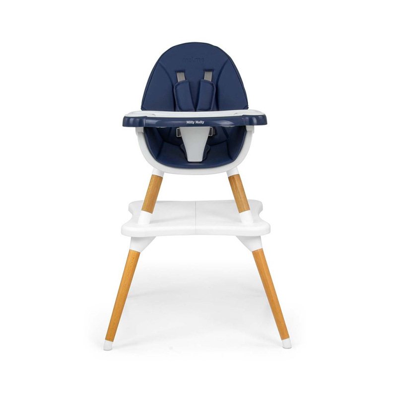 Jedálenská stolička Milly Mally 2v1 Malmo navy 1