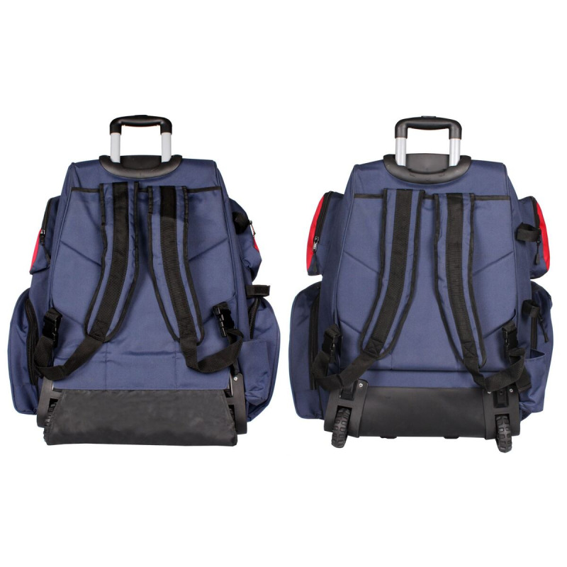 Hockey League cestovný batoh na kolieskach navy-červená 1