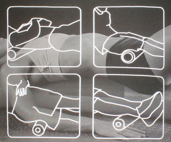 Yoga EPE Roller joga valec modrá 2