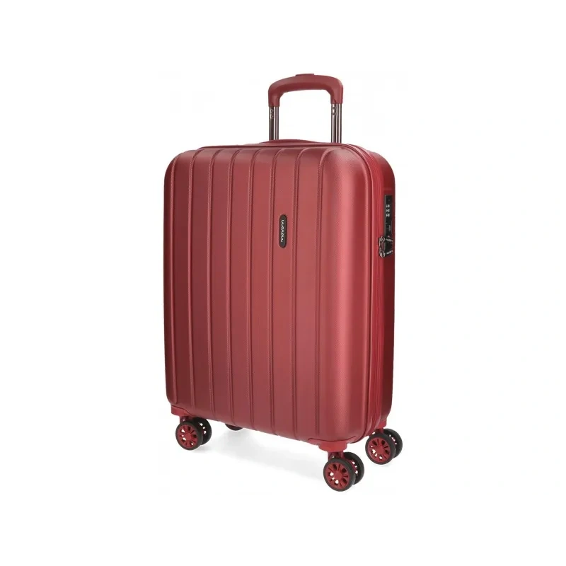 MOVOM Wood Red, Škrupinový cestovný kufor, 55x40x20cm, 38L, 5319166 (small)