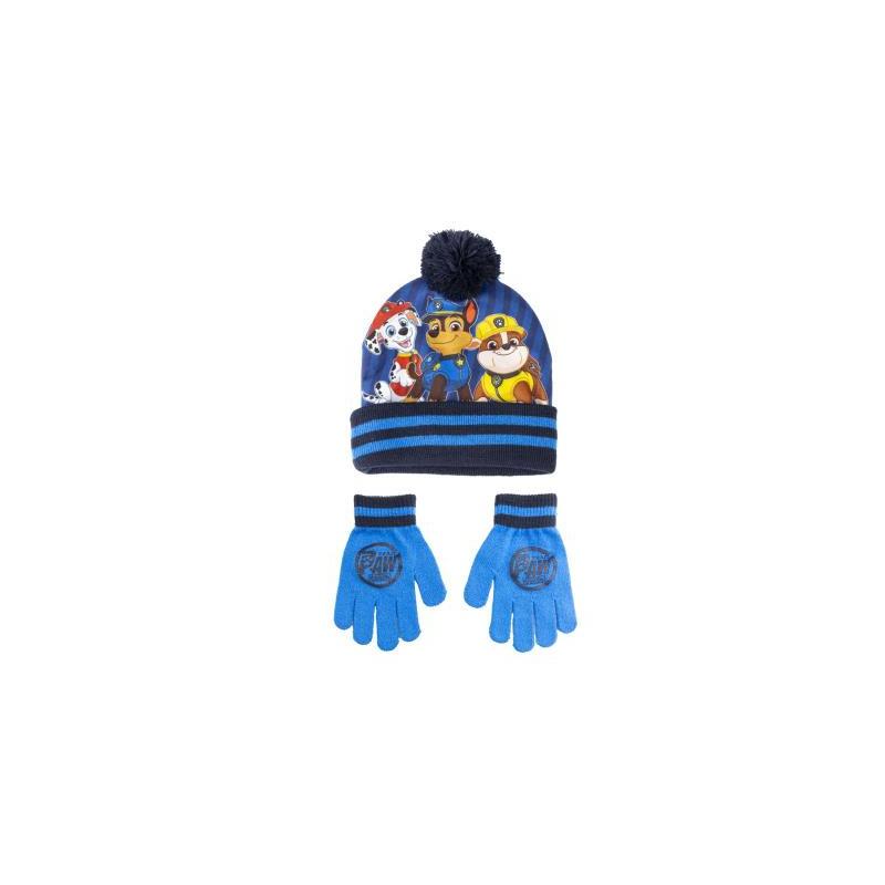 Chlapčenská zimná súprava (čiapka a rukavice) PAW PATROL, 2200010053