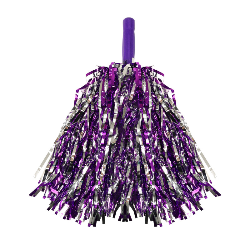 Mávadlá pom pom fialovo-strieborné 1