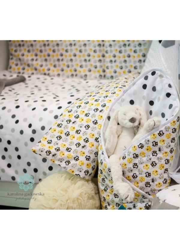 5-dielne posteľné obliečky Belisima Mačiatka 100/135 žluté