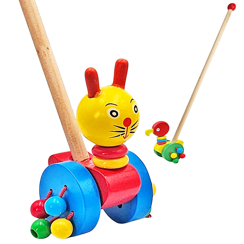 Drevené zvieratko na paličke