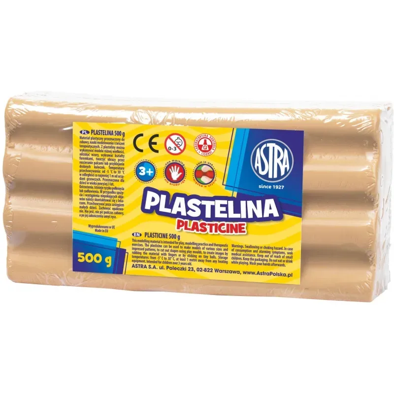 ASTRA Plastelína 500g Telová, 303117004