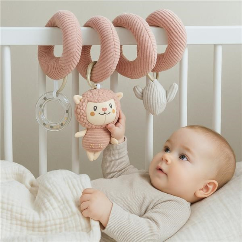 Hračka na postieľku Špirála New Baby Lama 2