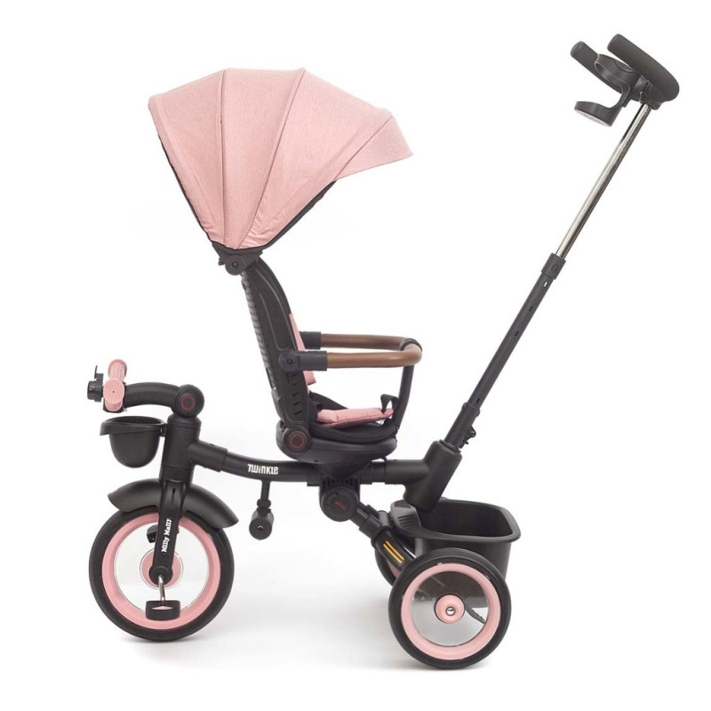 Luxusná detská trojkolka s osvetlením Milly Mally Twinkle pink 5