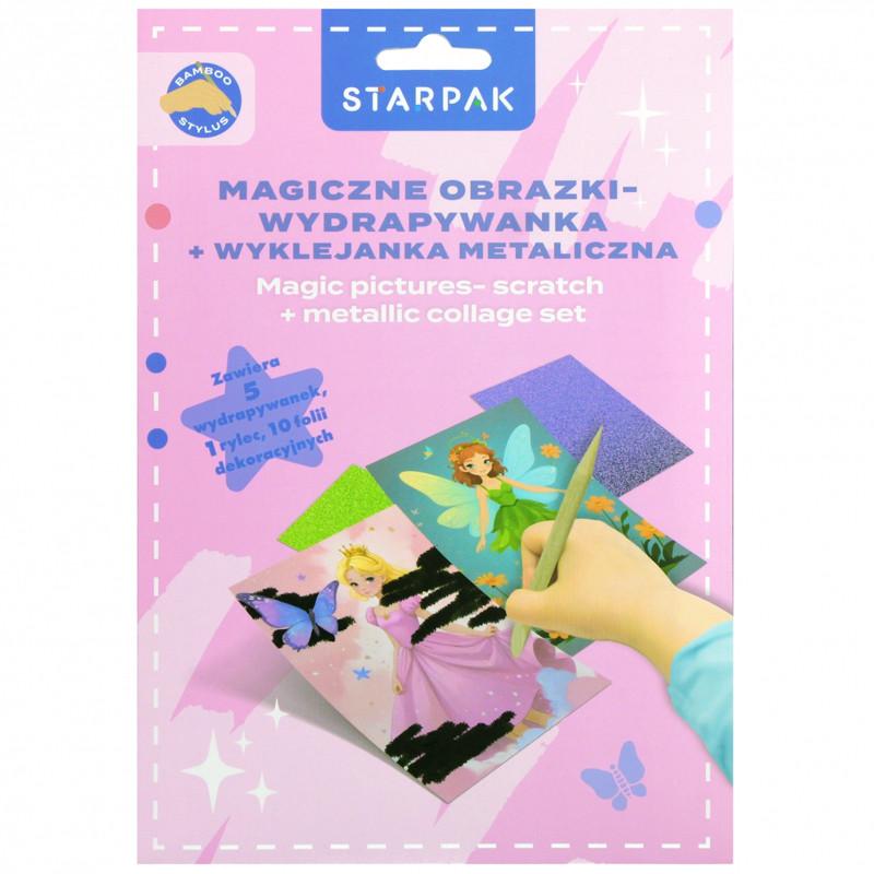 Zoškrabovací set Princezné