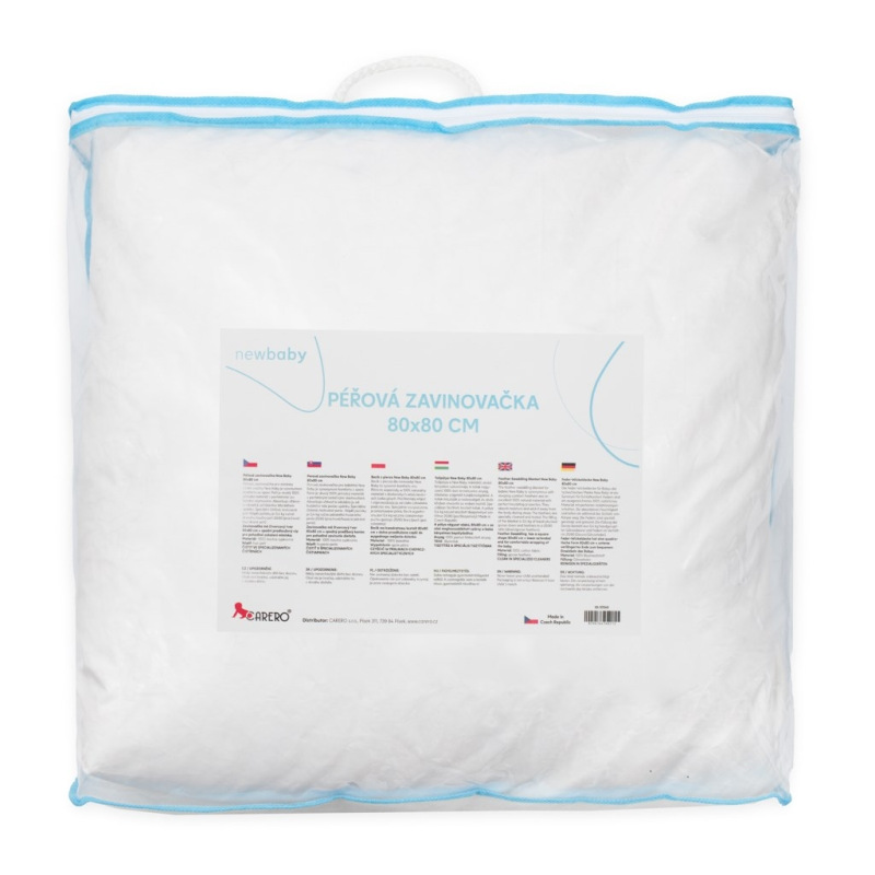 Luxusná páperová zavinovačka Dráčik New Baby - páperová výplň 80x80 cm 3