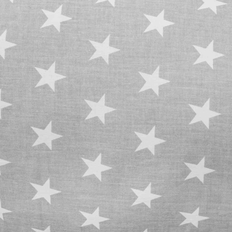 Dojčiaci vankúš New Baby Hviezdičky sivý 2