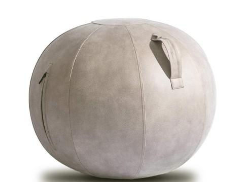 Dizajnová lopta - PU koža šedá Eljet