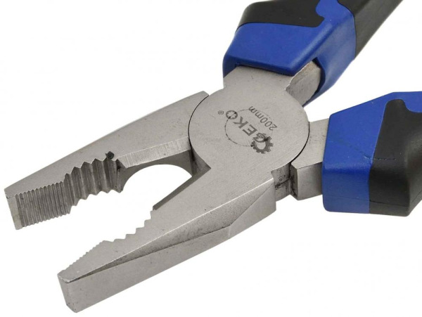 Kliešte kombinované 200 mm, dvojplastová rukoväť, GEKO PREMIUM 3