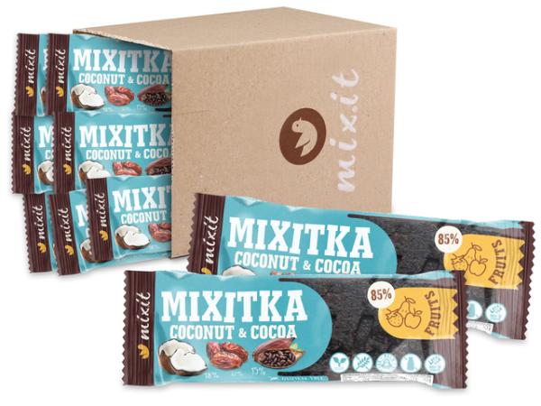 Mixit Mixitky BEZ LEPKU - Kokos + Kakao (9 ks) 405 g