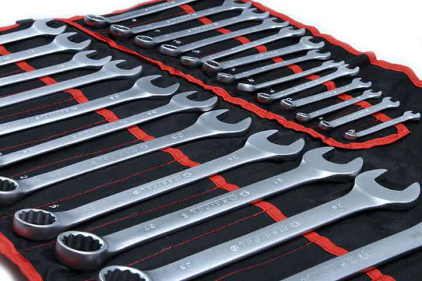 Sada očkoplochých kľúčov 25-dielna, 6-32 mm, v plátne, MAR-POL 7