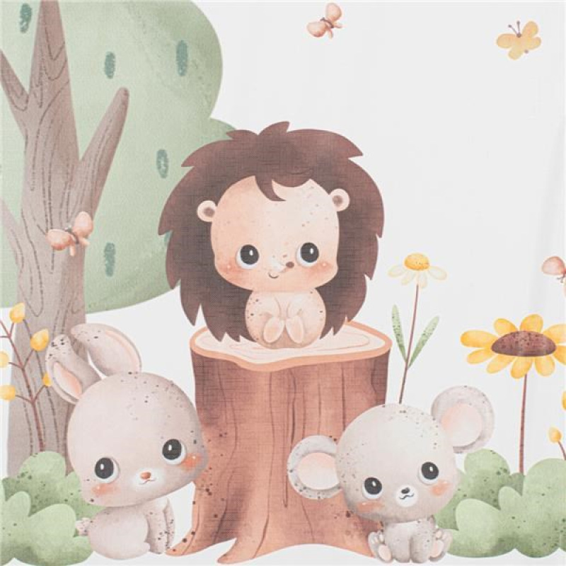 Prebaľovacia podložka Baby Mix Lesné zvieratká 47x70cm 2