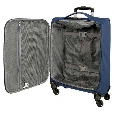 JOUMMA BAGS Sada textilných kufrov ROLL ROAD ROYCE Blue / Modrá, 55-66-76cm, 5019423