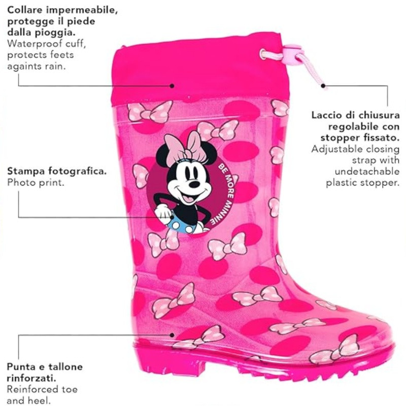 Dievčenské gumáky Perletti Kids "Minnie Mouse", 98081 - 24/25 1